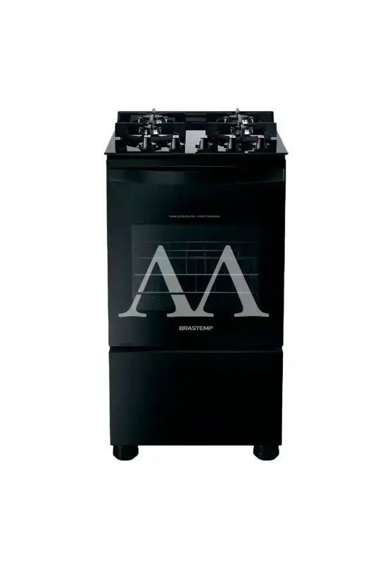 FOGAO 4B BRASTEMP BFO4VA MESA VIDRO PRETO