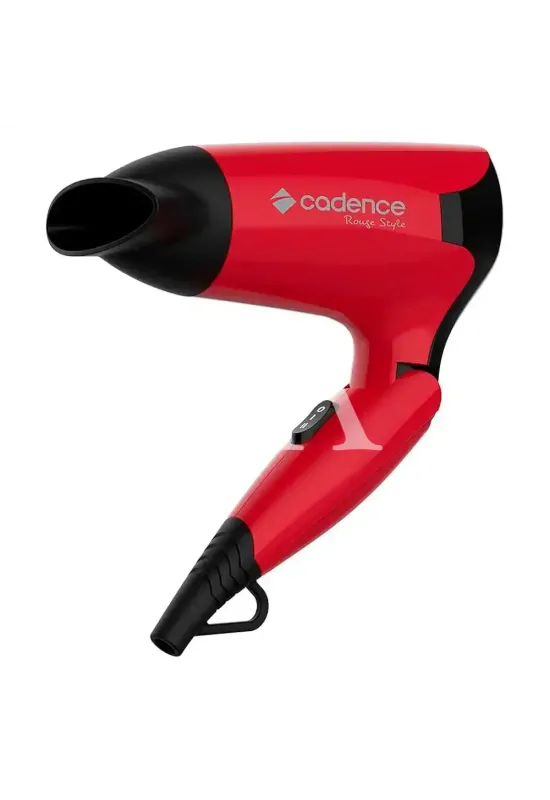SECADOR DE CABELO CADENCE SEC185 ROUGE STYLE BIVOLT VERMELHO