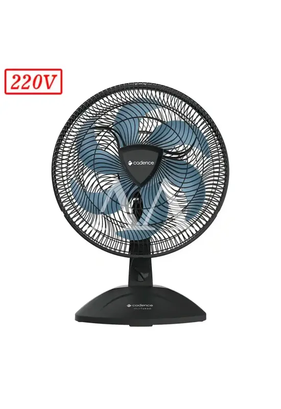 VENTILADOR CADENCE EROS TURBO VTR409 40CM 6 PAS 3 VEL 220V PRETO / AZU