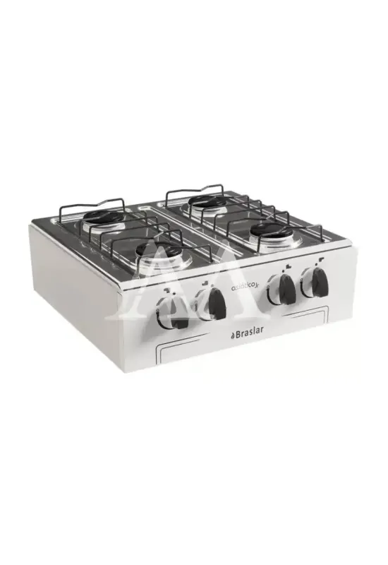 FOGAO 4B BRASLAR COOKTOP ASIATICO JR BRANCO