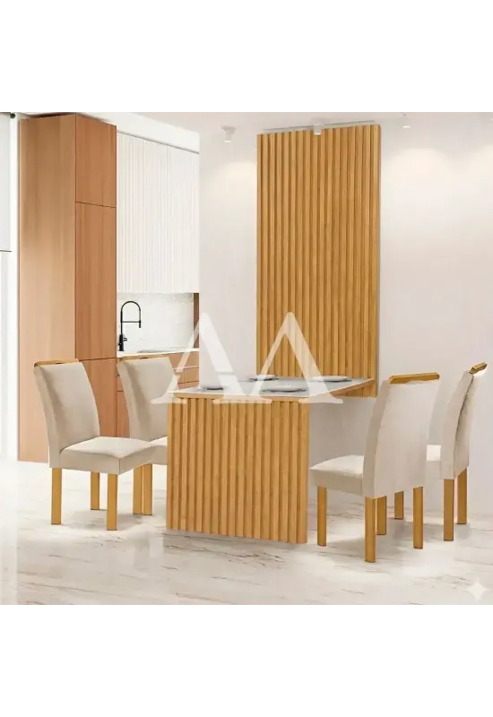 CJ MESA 4C CEL MOVEIS CANCUN RETANGULAR 120X90 TAMPO CANCUN C/VDO CAD.