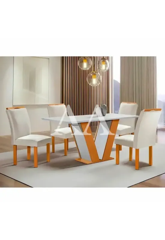 CJ MESA 4C CEL MOVEIS QATAR RETANGULAR 120X80 TAMPO DAKOTA PLUS S/VDO