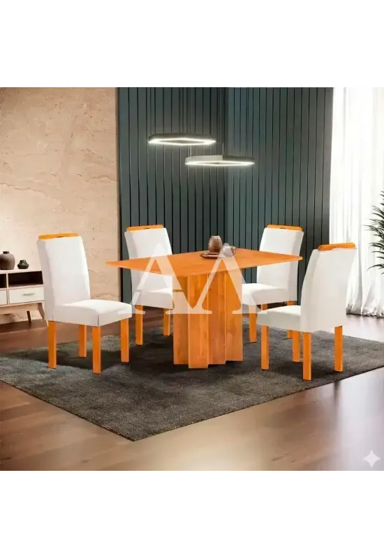 CJ MESA 4C CEL MOVEIS RECIFE RETANGULAR 120X80 TAMPO LONDRES S/VDO CAD