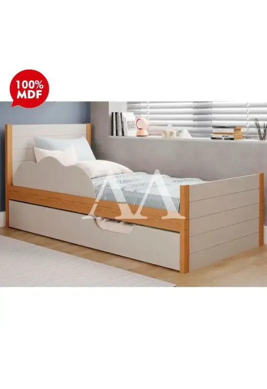 CAMA CIMOL BIBOX ELZA NATURE / OFF WHITE