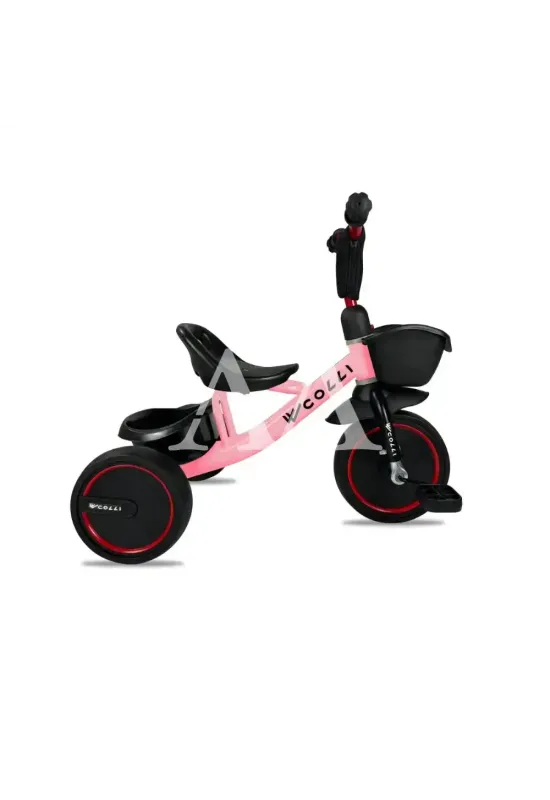 TRICICLO COLLI KIM C/ CESTINHA ROSA