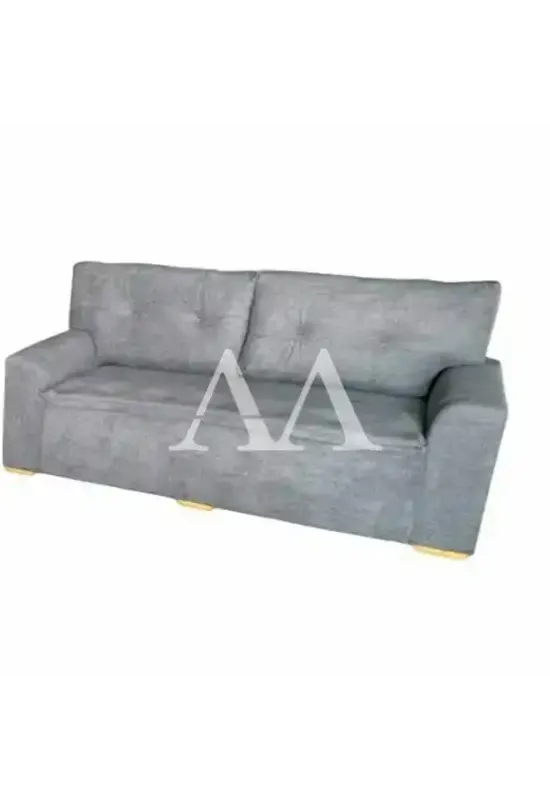 ESTOFADO MALU 3 LUGARES PARMA GRAFITE VELUDO