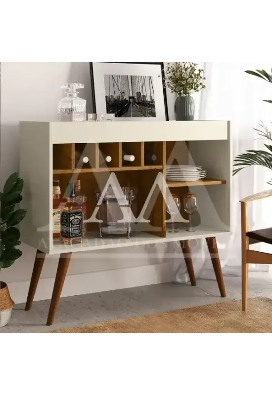 APARADOR EJ C/ ADEGA NEW ODIN OFF WHITE / FREIJO