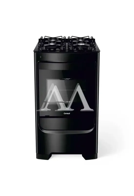 FOGAO 4B CONSUL CFO4VBE MESA VIDRO PRETO