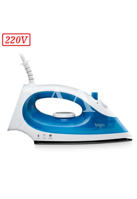 FERRO DE PASSAR ELGIN A VAPOR IRON PRESS 220V BRANCO/AZUL