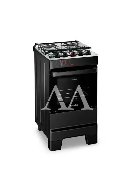 FOGAO 4B ESMALTEC IDEAL TOP 4122 PRETO
