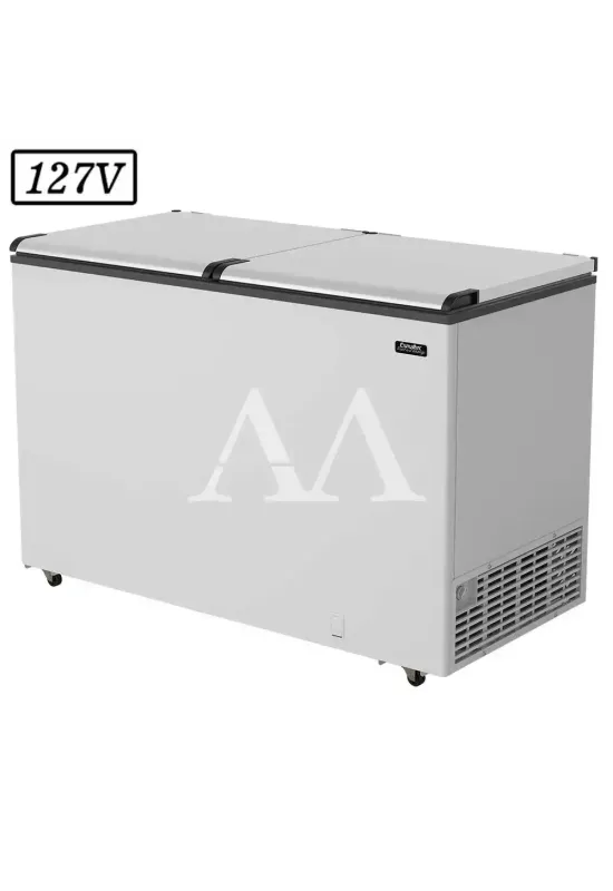 FREEZER CONSERVADOR ESMALTEC ECH500 HORIZONTAL 468L 127V BRANCO