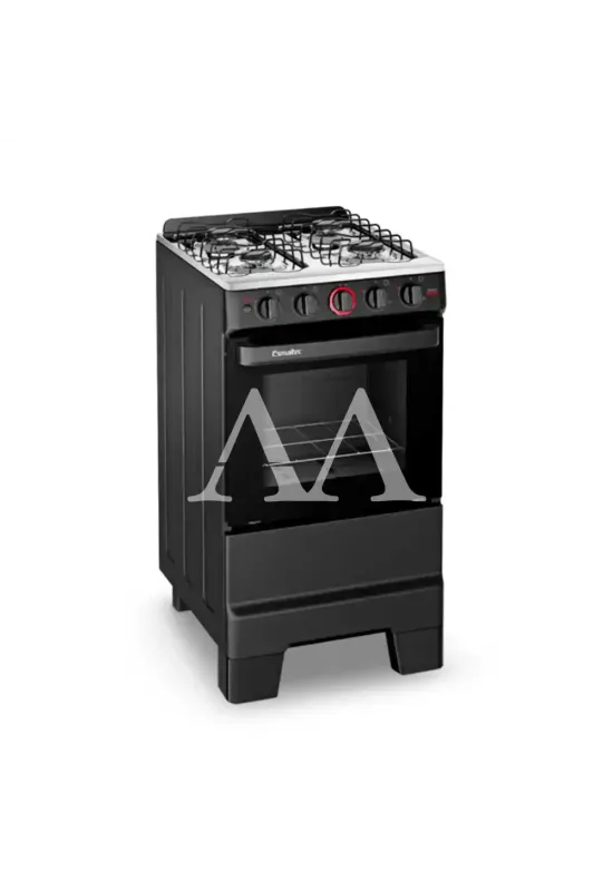 FOGAO 4B ESMALTEC IDEAL SUPER 4121 PRETO