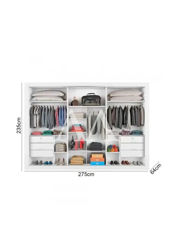 ROUPEIRO 3P. CORRER 6G EUROPA TORONTO C/ESP BRANCO ACETINADO