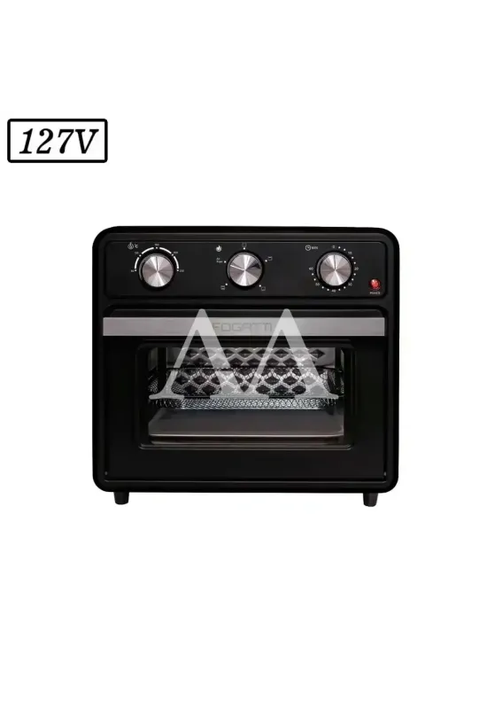 FORNO ELETRICO FOGATTI AIR FRYER 22L 127 PRETO