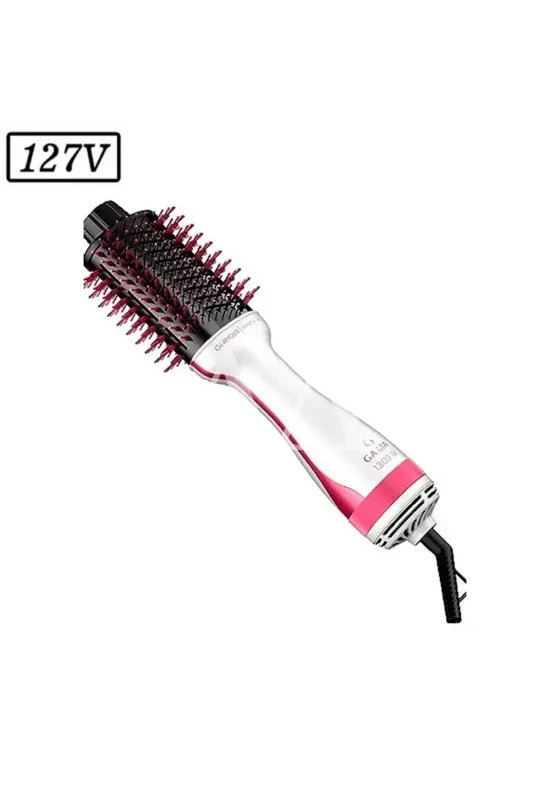 ESCOVA SECADORA GAMA GLAMOUR PINK BRUSH 1300W 127V