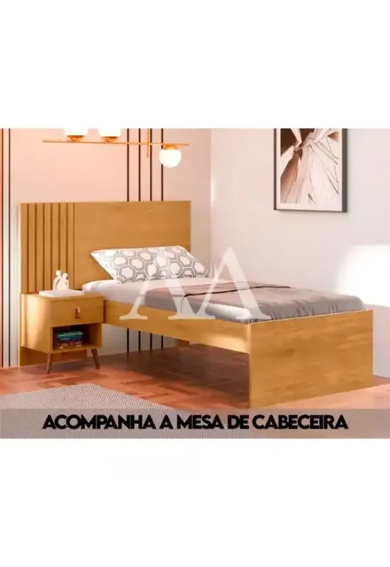 CAMA JA SOLTEIRO LADY NATURE/OFF WHITE