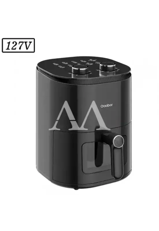 FRITADEIRA 4,2L GAABOR AIR FRYER DUO ANALOGICA AF-45M02AS 127V PRETO