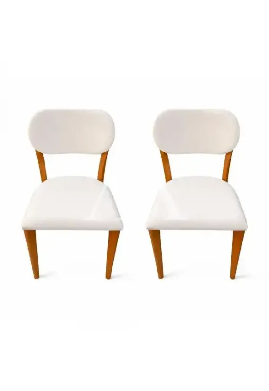 CJ 02 CADEIRAS ART ASSENTO JASMIN TEC 614 MEL