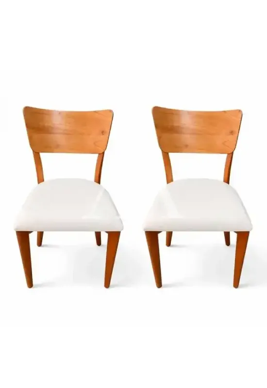 CJ 02 CADEIRAS ART ASSENTO VIENA TEC 614 MEL