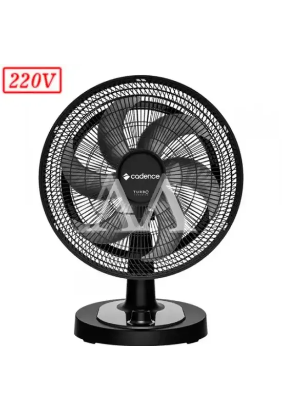 VENTILADOR CADENCE TURBO CONFORTO VTR470 42CM 6 PAS 3 VEL 220V PRETO