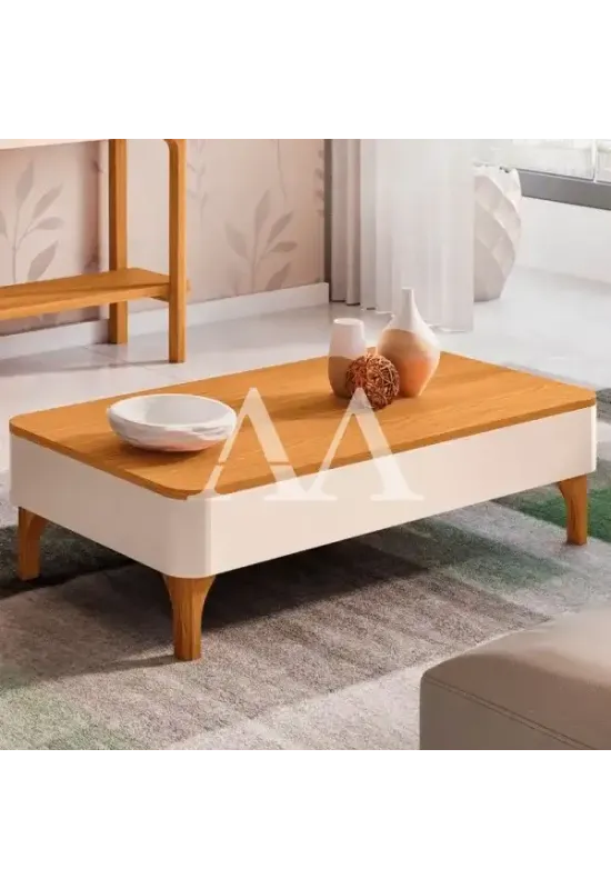 MESA CENTRO HB LIZ OFF WHITE/CINAMOMO