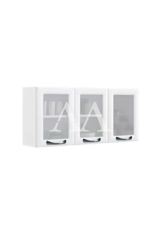 ARMARIO ITATIAIA 3P. ABRIR C/ VIDRO NEW PREMIUM 120 BRANCO 1857