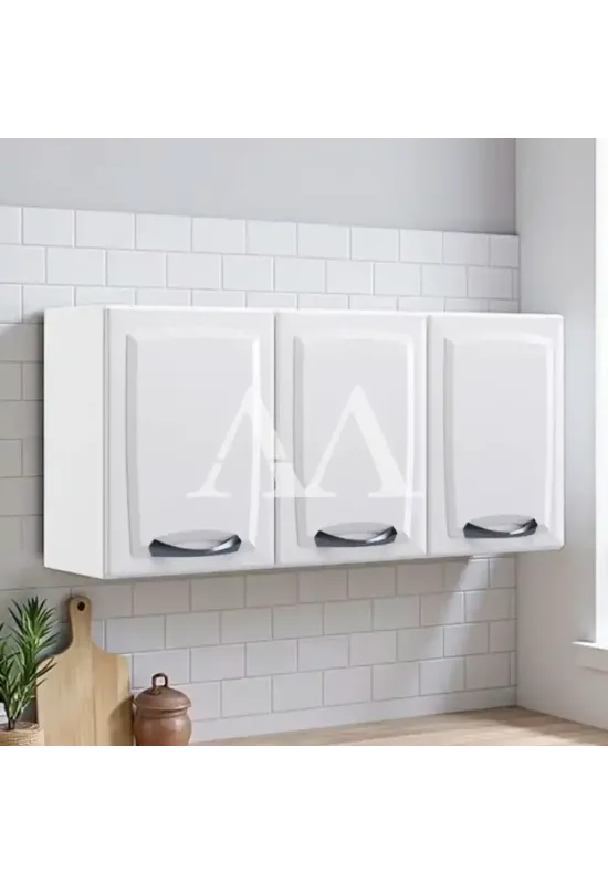 ARMARIO ITATIAIA 3P. ABRIR S/ VIDRO NEW PREMIUM 120 BRANCO 1858