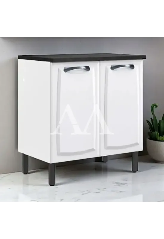 BALCAO ITATIAIA 2P ABRIR C/ TAMPO NEW PREMIUM 80CM BRANCO 1853