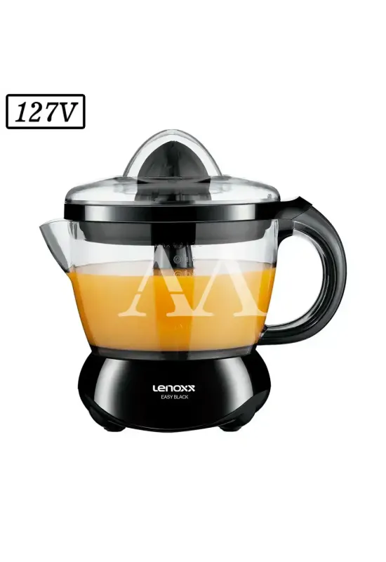 ESPREMEDOR DE FRUTAS LENOXX EASY BLACK 127V PRETO