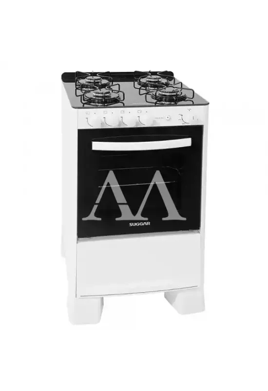 FOGAO 4B SUGGAR PISO COOK GLASS MESA VIDRO BRANCO