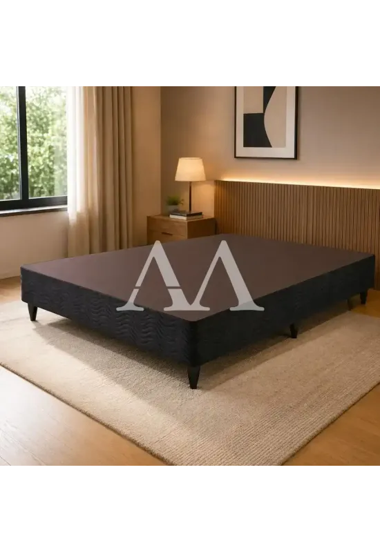BASE BOX 138X188X30 ORTOBOM SOMMIER CAMURCA PRETO