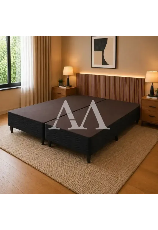 BASE BOX 158X198X30 ORTOBOM SOMMIER CAMURCA PRETO