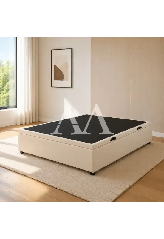 BASE BAU 138X188X38 ULTRABOX SOMMIER ROMA BAU CORANO BEGE
