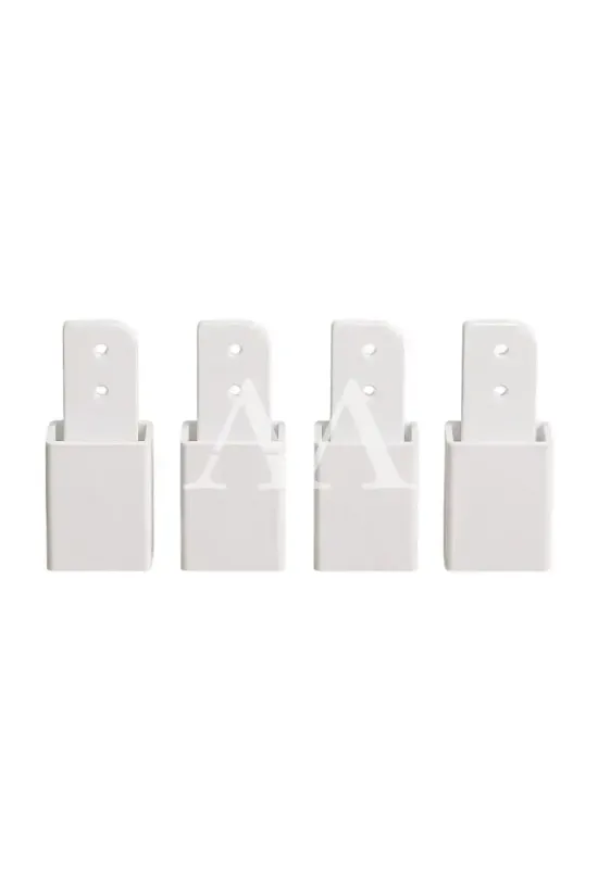 KIT TCIL PES C/4 PLASTICO C/ REGULAGEM BRANCO