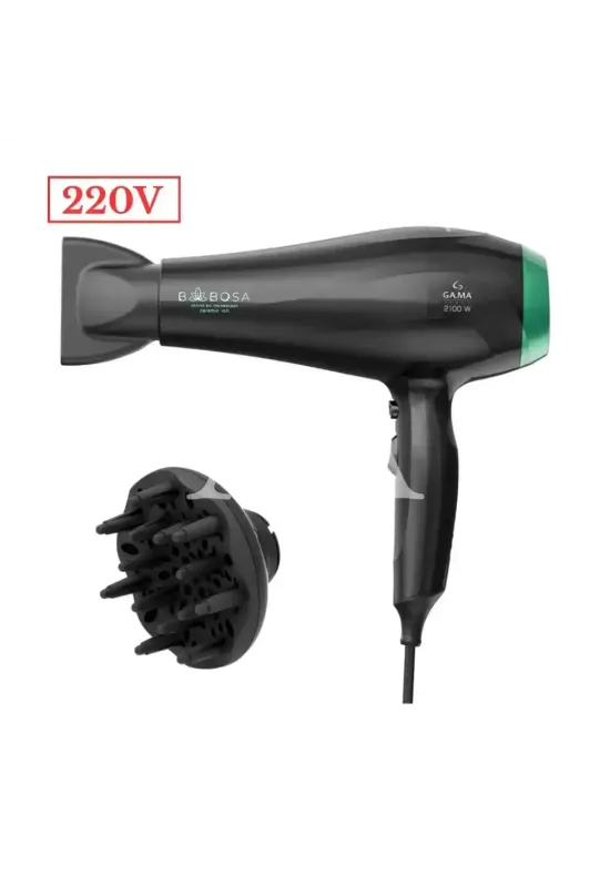 SECADOR DE CABELO GAMA BABOSA CERAMIC ION 2100W 220V