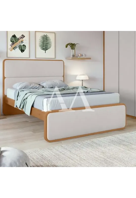 CAMA LOPAS CASAL LOOP BEGE/CORANO AMENDOA CLEAN