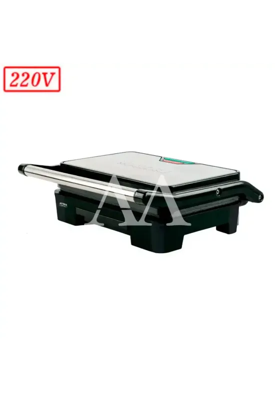 SANDUICHEIRA GRILL MALLORY ASTERIA COMPACT 900W 220V INOX/PRETA