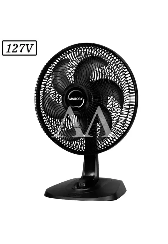 VENTILADOR MALLORY TURBO FRESH 2 EM 1 40CM 6 PAS 3 VEL 127V PRETO