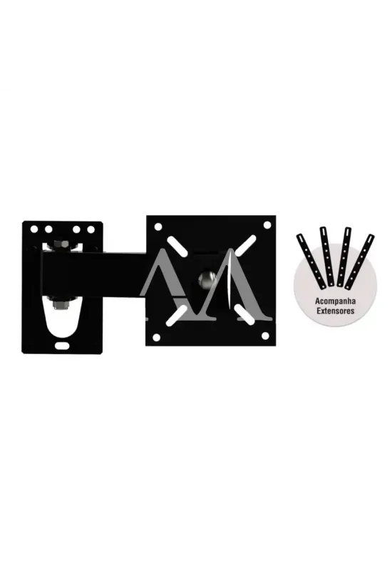 SUPORTE BRASFORMA ARTICULADO P/ TV DE 10' ATE 60