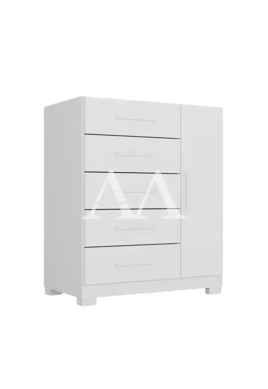 COMODA 5G 1P. ABRIR RODIAL CORAIS C/PES BRANCO 11CO1524A2026
