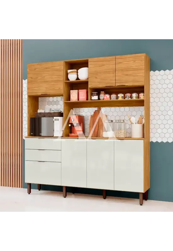 COZINHA COMPACTA MX BOREAL MARROCOS/OFF WHITE