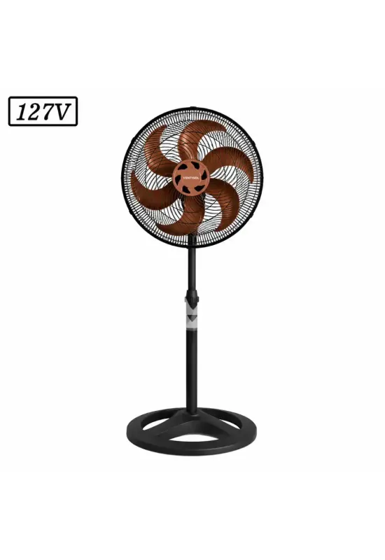 VENTILADOR VENTISOL TURBO 6 PREMIUM COLUNA 40CM 6 PAS 3 VEL 127V PRETO