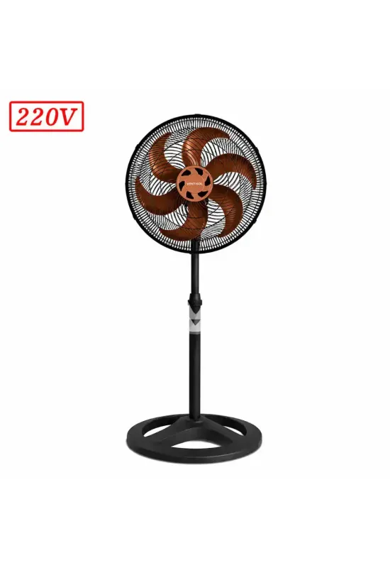 VENTILADOR VENTISOL TURBO 6 PREMIUM COLUNA 40CM 6 PAS 3 VEL 220V PRETO