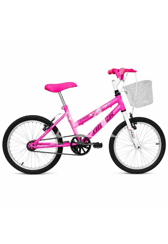BICICLETA TK3 TRACK CINDY ARO 20 S/MARCHA ROSA FLUOR