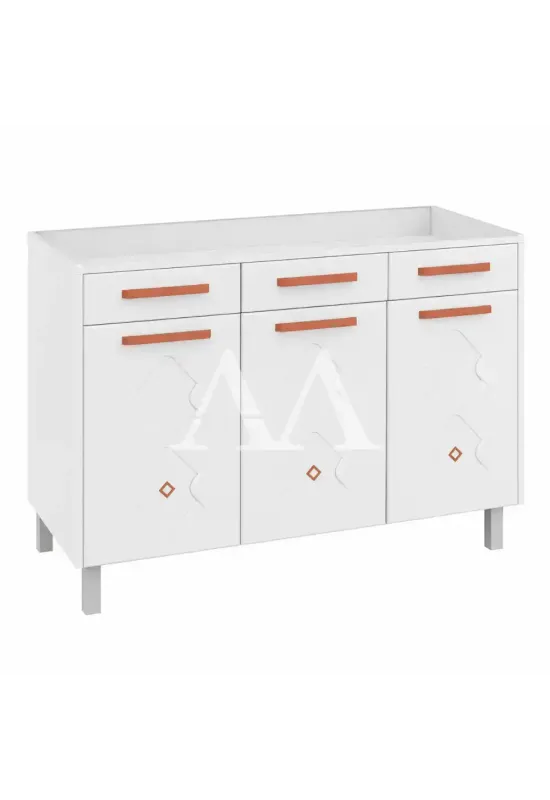 BALCAO TELASUL TRIPLO 2G 1F FALSA P/ PIA NEW MIRAGE BRANCO 815109-01