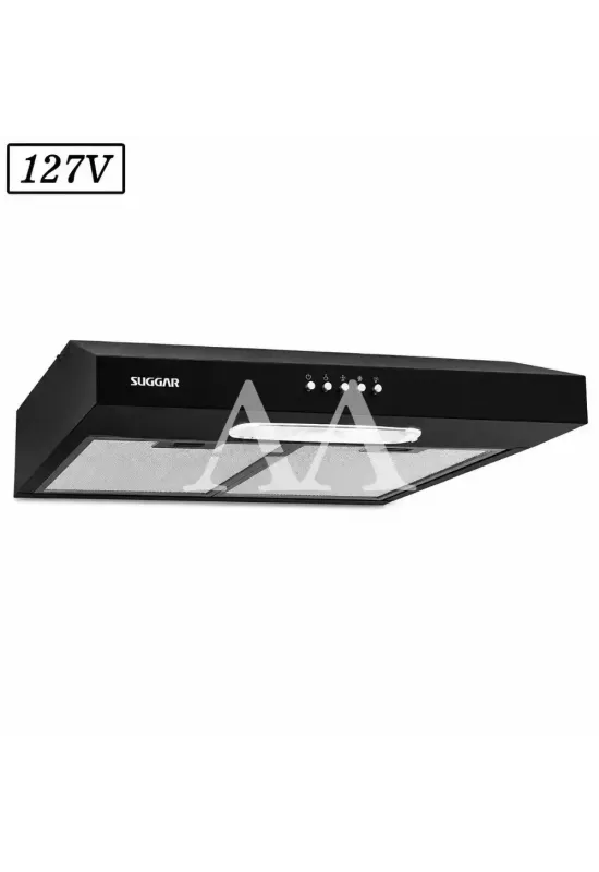 DEPURADOR AR SUGGAR SLIM 60CM 3 VEL 127V PRETO