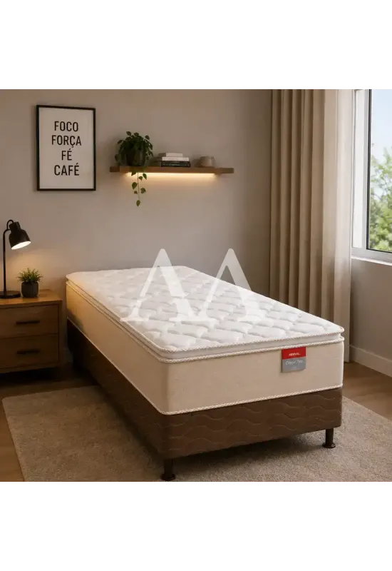 CAMA BOX D28 88X188X52 RECONFLEX DOUBLE C/PILLOW