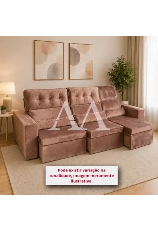 ESTOFADO RG ROBUST RETRATIL 3.0 MARROM INCA 17