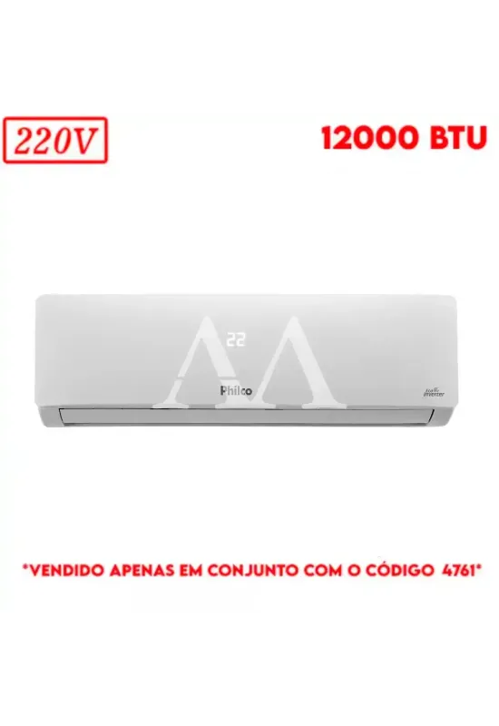 AR CONDICIONADO EVAPORADORA PHILCO SPLIT HI WALL ECO INVERTER PAC12FB