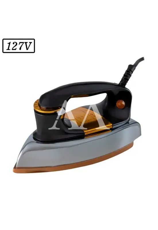 FERRO DE PASSAR PHILCO PFE01P SECO 127V PRETO/DOURADO